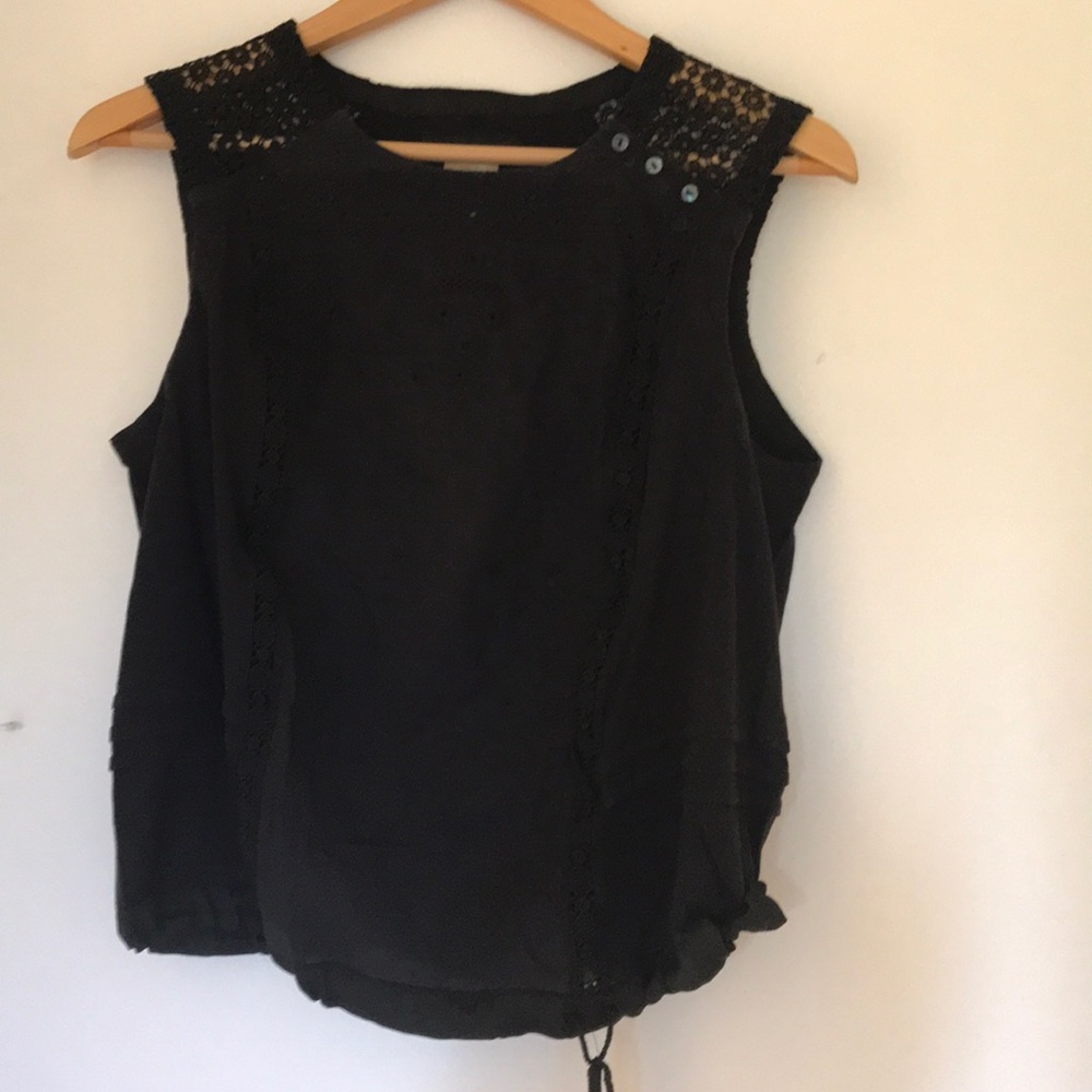 Black Cotton Blouse